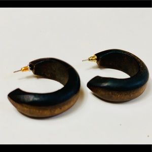 Wooden earrings
